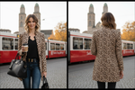 Leopard Blazer Vorne und Hinten