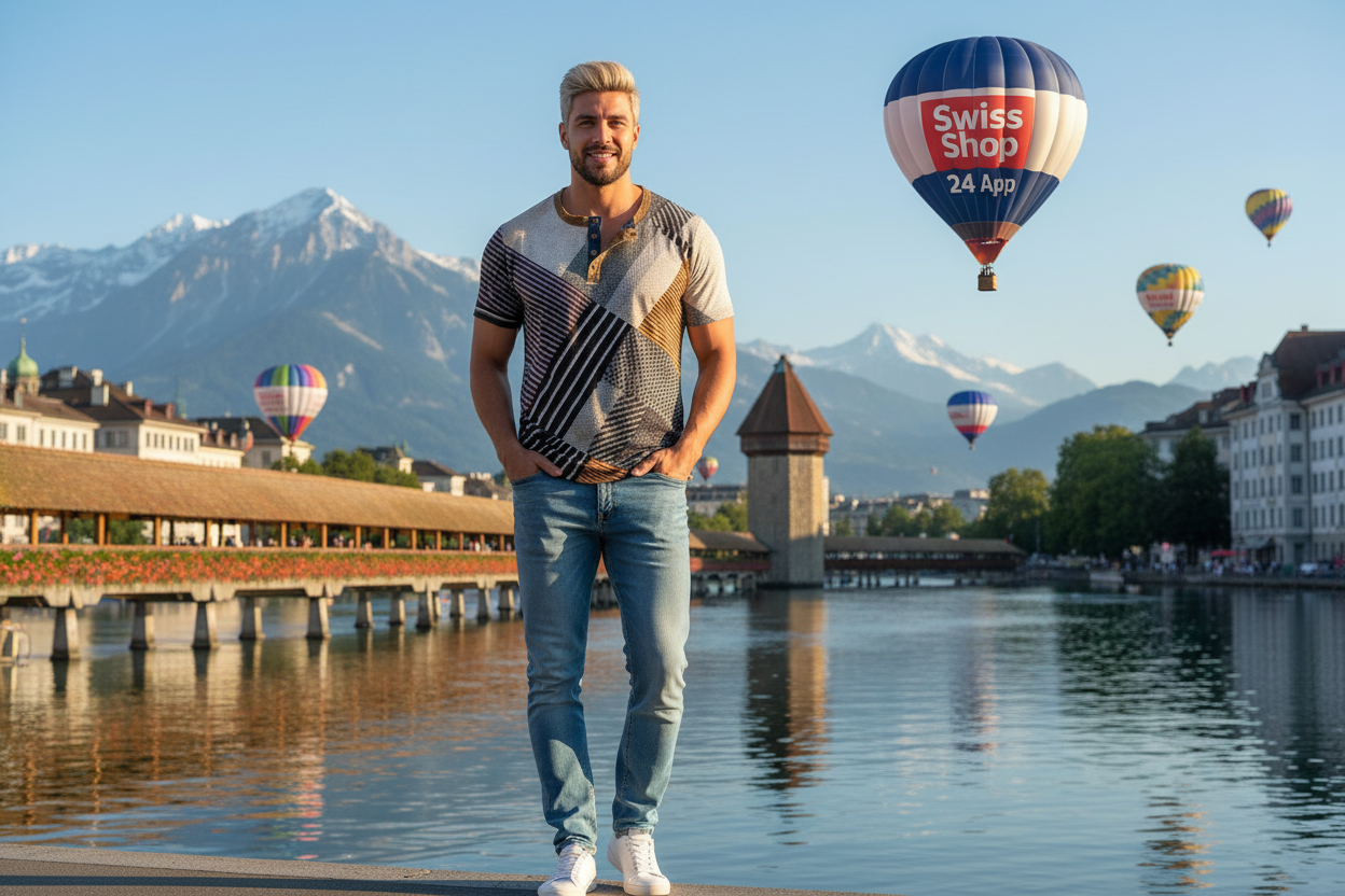 Patchwork T-Shirt Luzern