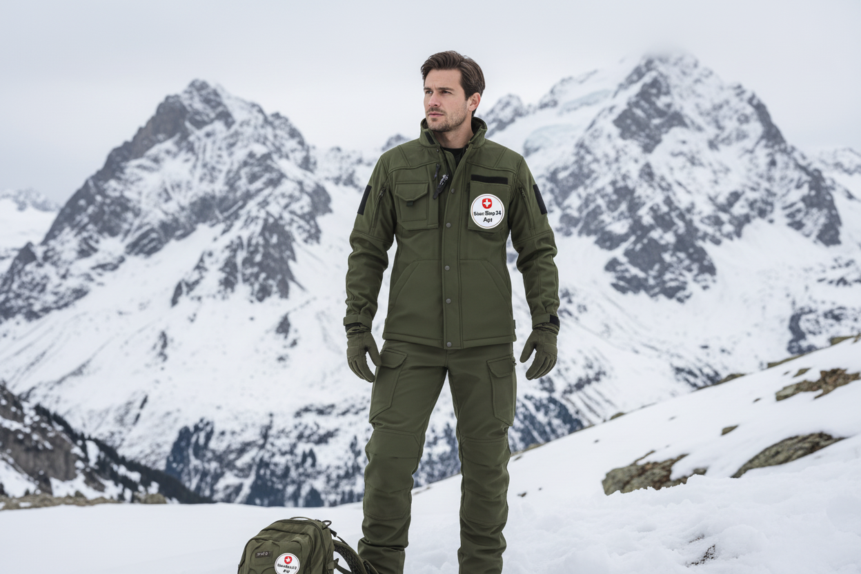 Taktik-Set Oliv Winter Alpen