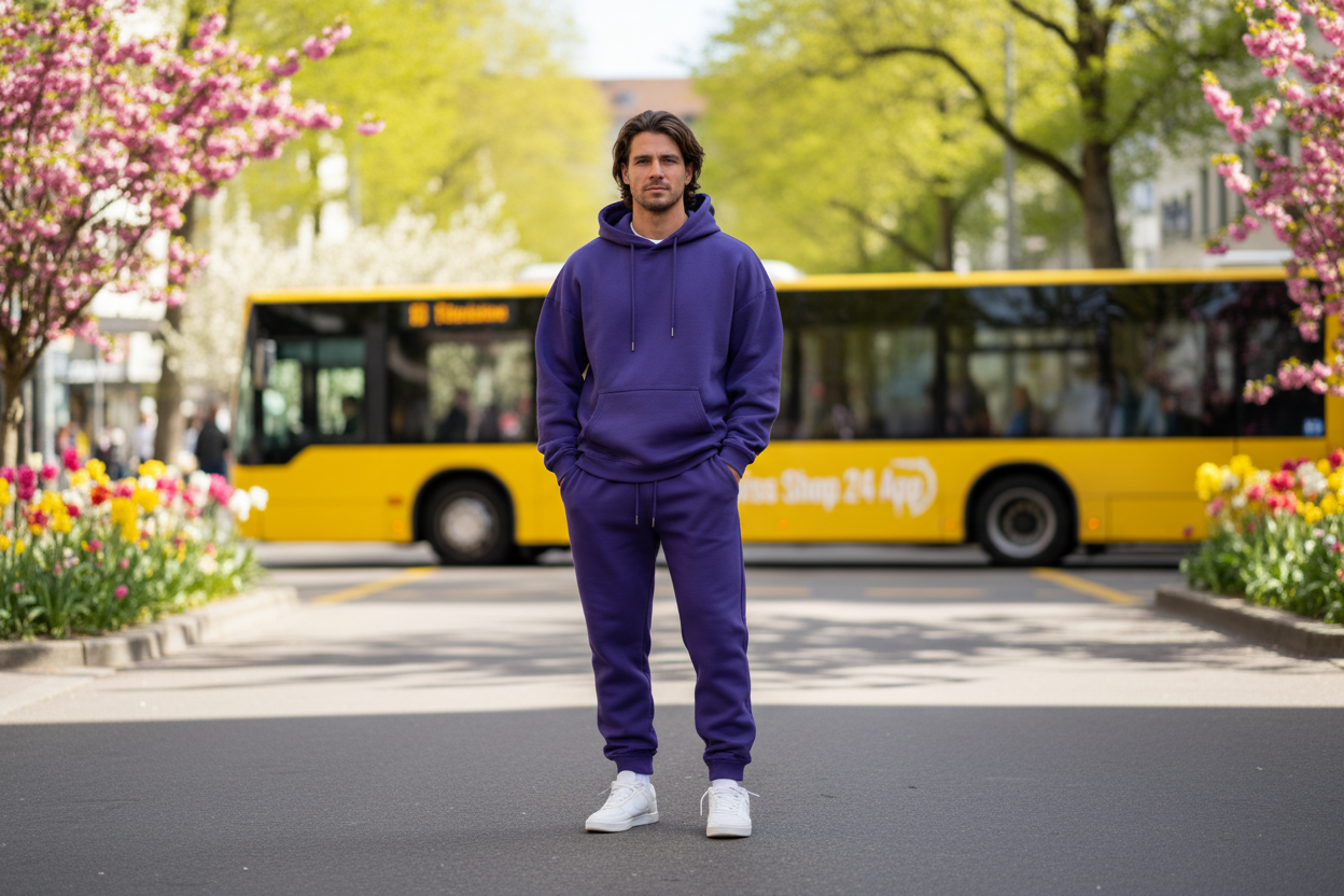 Trainingsanzug Lila Frühling Winterthur