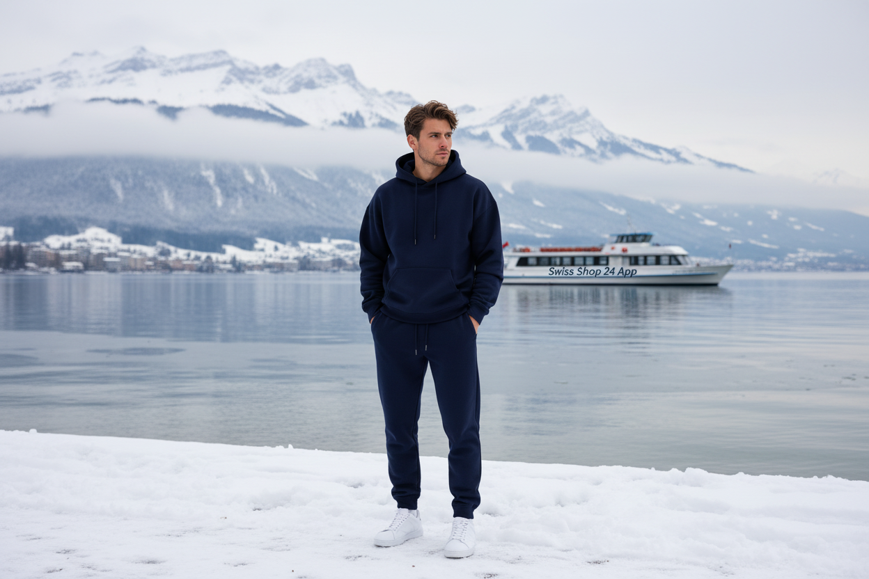 Trainingsanzug Navy Winter Zürichsee